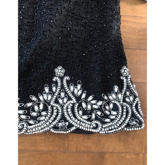 Laurence Kazar vintage beaded, sequins & pearl top size large - Picture 4 of 11